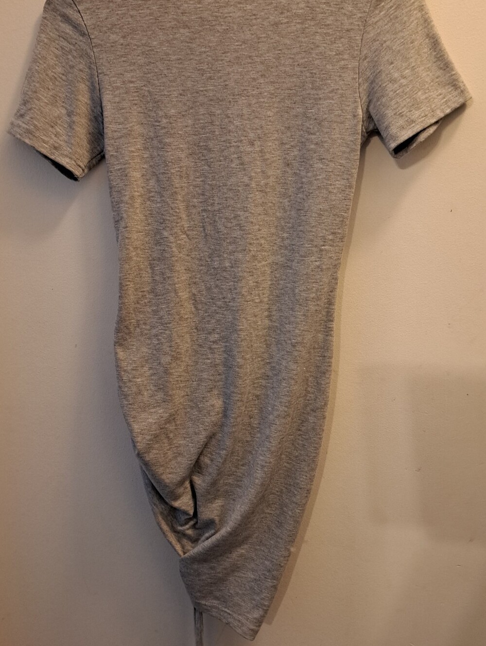 Simple Gray Tee Dress